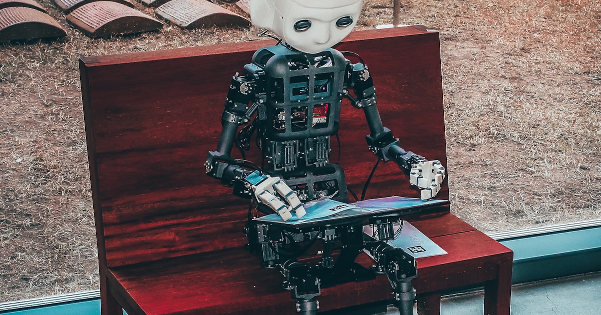 AI chatbot conversation interface on a business website